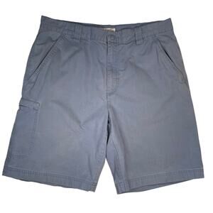 Columbia Men’s 34 Blue Cargo Shorts Utility Dadcore Outdoor Casual Gorpcore